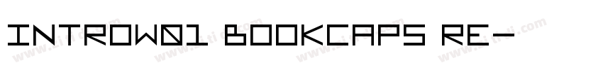 IntroW01 BookCaps Re字体转换